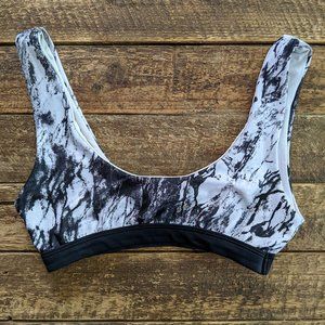 iHeartRaves Marble Festival Scoop Neck Top